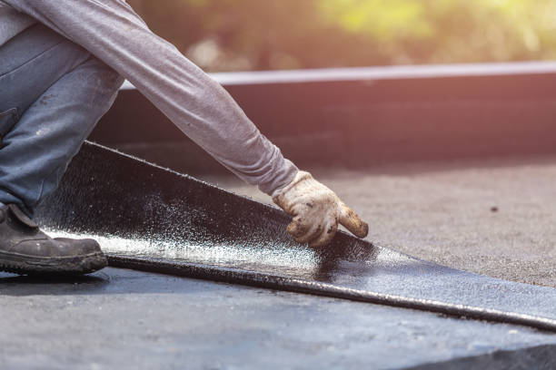 Professional Vapor Barrier Installation technician working in Columbus, WI